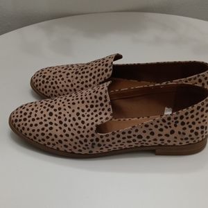 Animal print flats